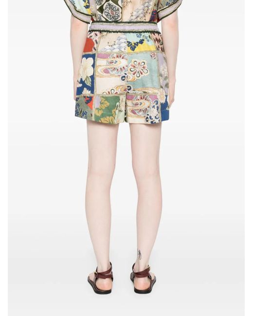 ALÉMAIS Green Bianca Shorts