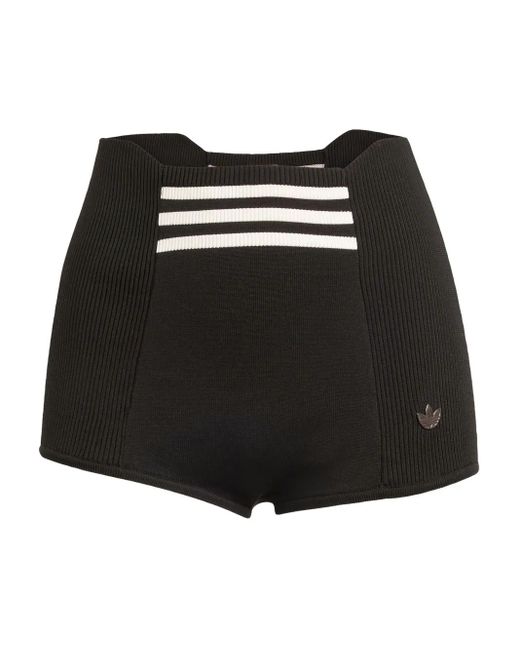 Adidas リブショートパンツ Black