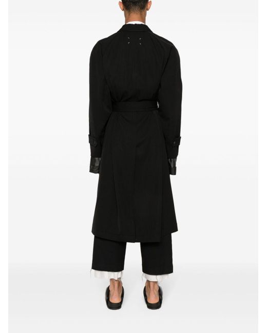 メンズ Maison Margiela Anonymity Of The Lining Trench Coat Black