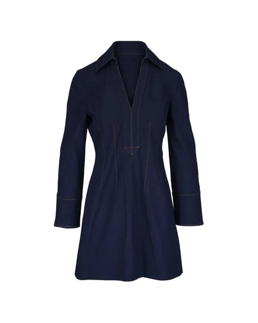 Veronica Beard Blue Raymond Denim Mini Dress
