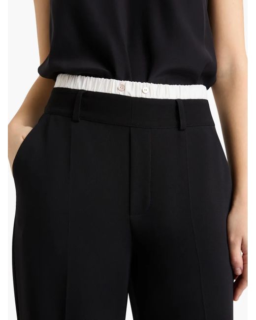 Cinq À Sept Black Hose Mit Bundfalten