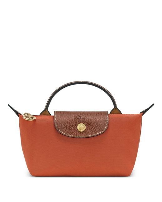 Pouch Le Pliage di Longchamp in Brown