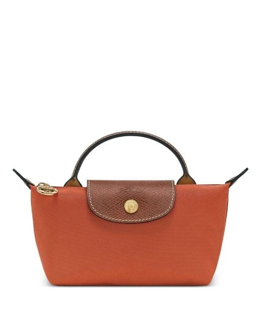 Longchamp Brown Pochette Le Pliage