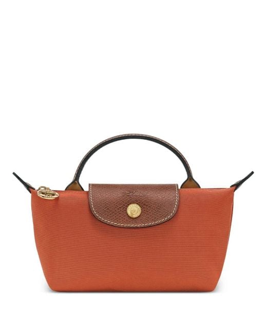 Longchamp Brown Le Pliage Clutch