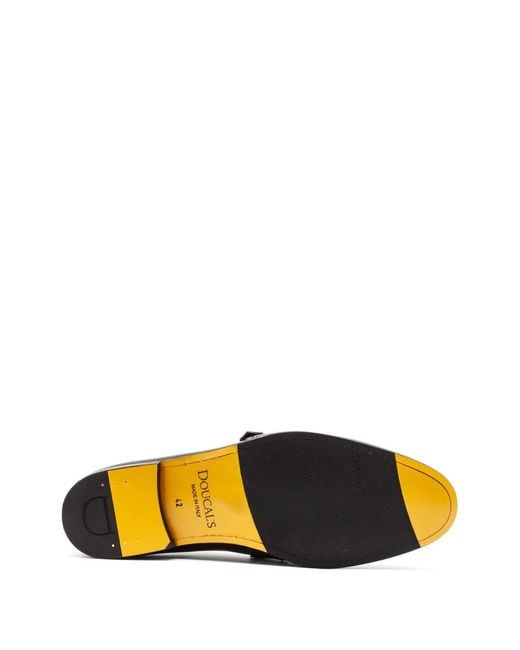 Doucal's White Buckled Fringed Monk Shoes for men