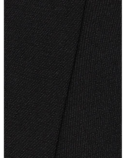 Issey Miyake Black Arms Buttoned Bustier Top
