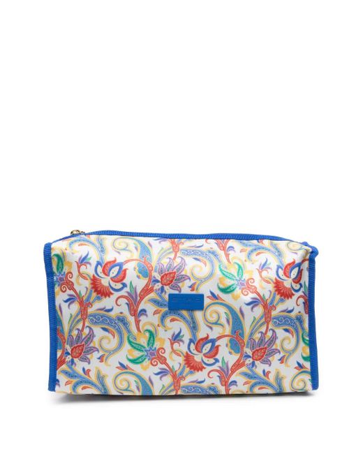 Etro Blue Paisley Wash Bag