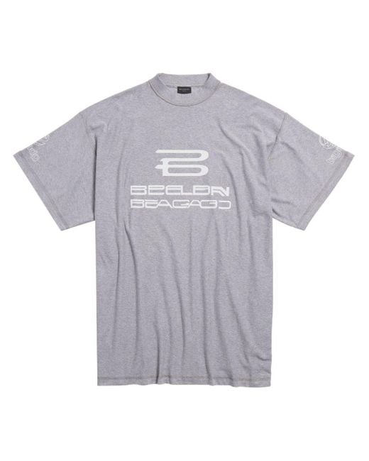 Balenciaga Gray Ai Generated Cotton T-shirt