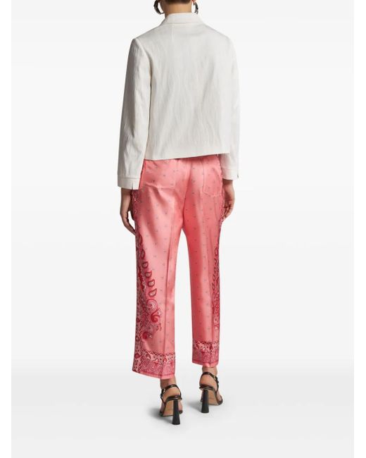 Etro White Jacquard-Pattern Jacket