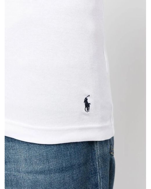 Polo Ralph Lauren White Cotton Tank Top (Pack Of Two) for men