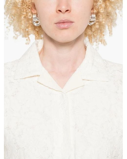 N°21 White Textured Top