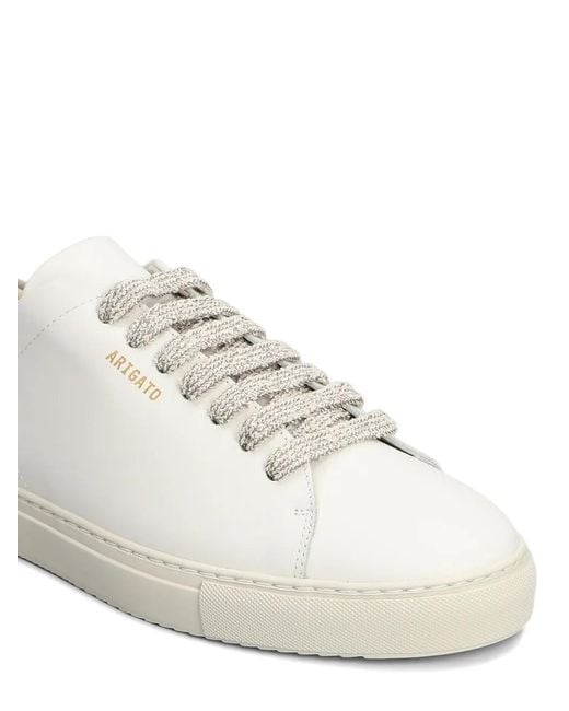 Axel Arigato White Clean 90 Leather Low-Top Sneakers for men