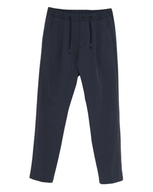 Pantalon Droit À Lien De Resserrage Herno pour homme en coloris Blue