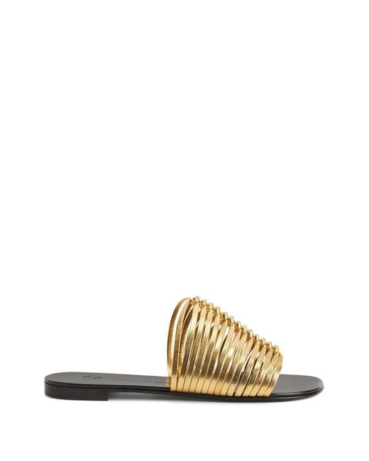Giuseppe Zanotti Metallic Sandales Jane