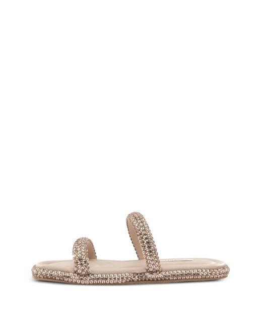 Casadei Multicolor Bead-Embellished Sandals
