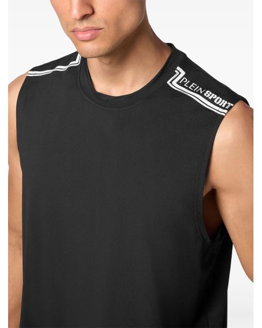 Philipp Plein Trägershirt mit Rundhalsausschnitt in Black für Herren