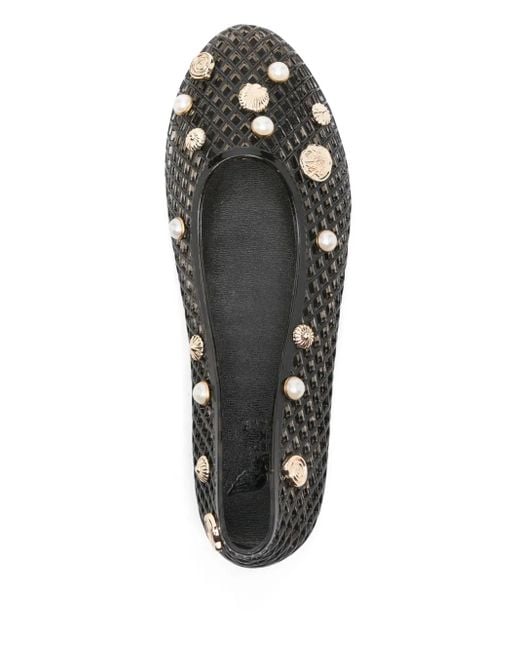 Ancient Greek Sandals Gray Iro Ballet Flats