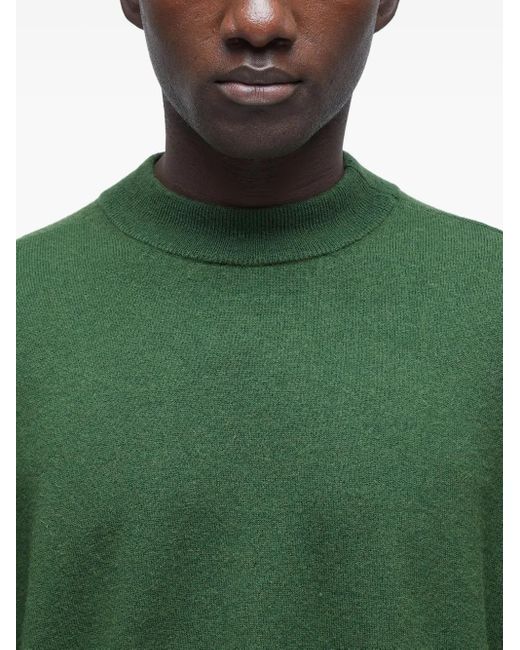 Osklen Green Mock-Neck Oversized Sweater for men