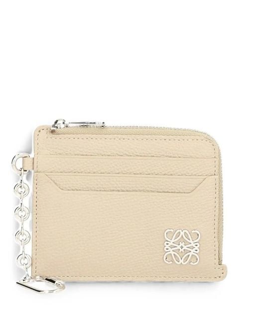 Loewe Natural Anagram Square Coin Cardholder