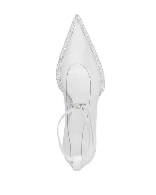 Gcds White Transpallic Rider 130Mm Pumps