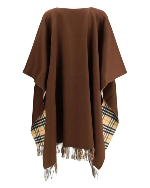 Burberry Brown Ponchos