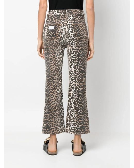 Ganni Trousers Brown