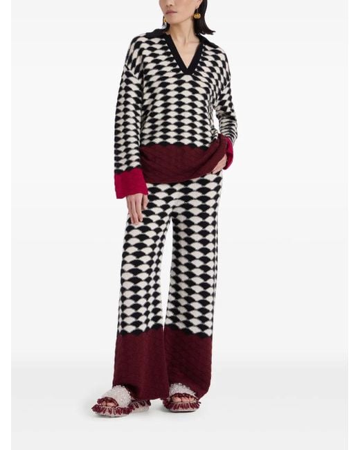 LaDoubleJ Red Lounge Trousers