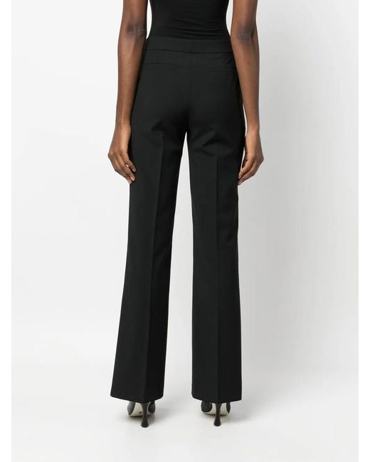 Blanca Vita Black Ausgestellte High-Waist-Hose