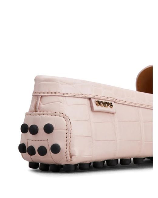 Tod's Pink Gommino Loafer