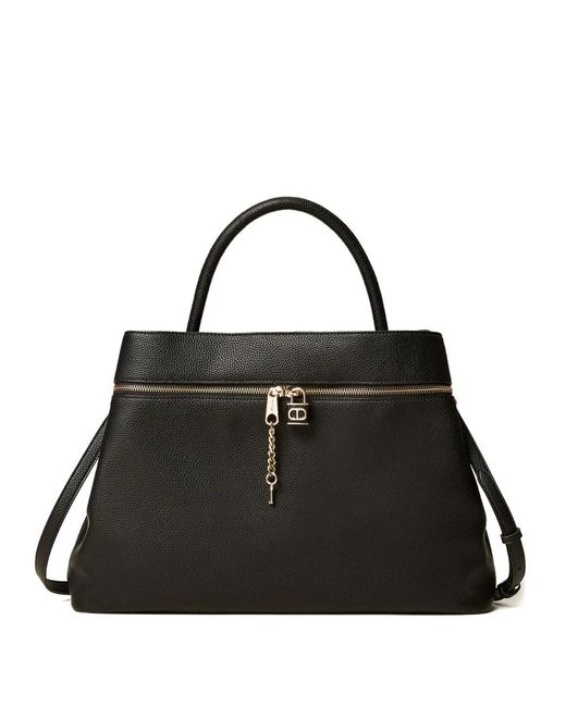 Twinset Black Zip-Lock Tote Bag