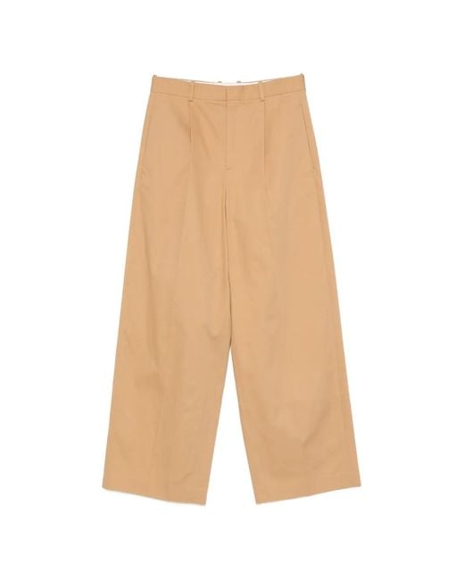 Loewe White Cotton Trousers for men