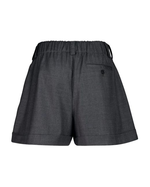 Givenchy Gray Tailored Wool Shorts