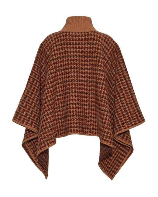 Cape Pagoda À Col Montant Cara Cara en coloris Brown