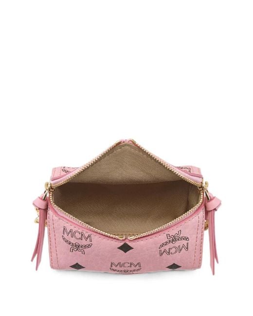 MCM Pink Diamant 3D Visetos Bag Charm