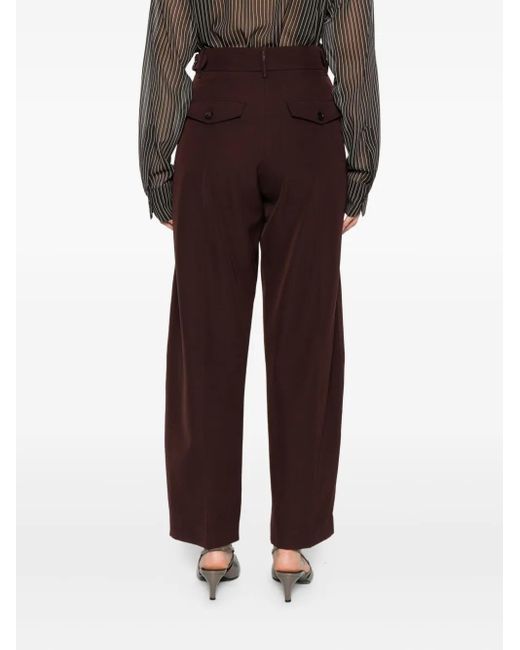 Brunello Cucinelli Broek Met Geplooide Details in het Brown