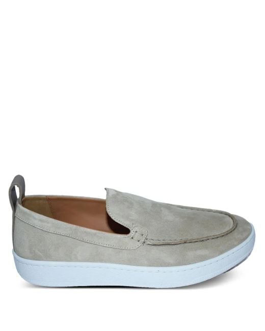 Lanvin Gray Suede Loafers for men