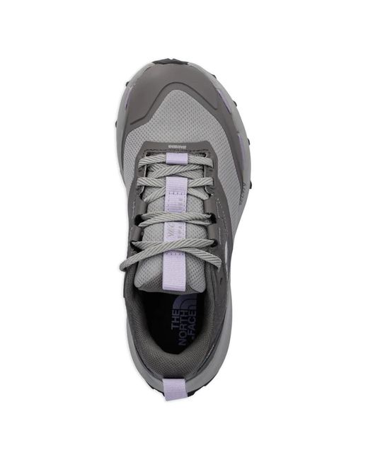 The North Face Gray Vectiv Fastpack Lite Hiking Sneakers