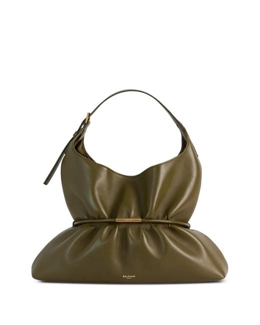 Balmain Green Sphynx Medium Bag