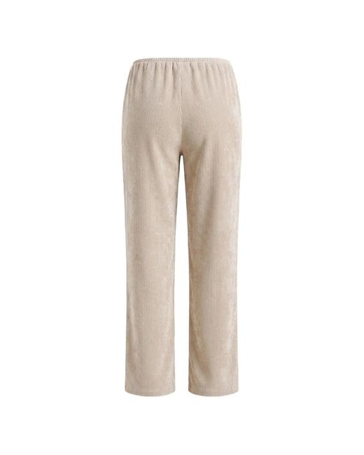 Alysi Natural Corduroy Drawstring Trousers