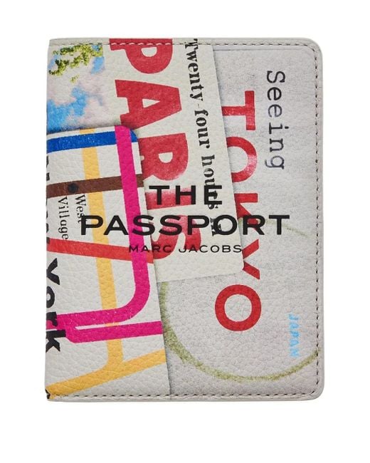 Funda para pasaporte The Brochure Marc Jacobs de color Gray