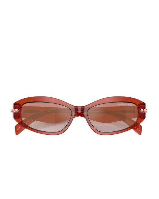Michael Kors Pink Oval-Frame Sunglasses
