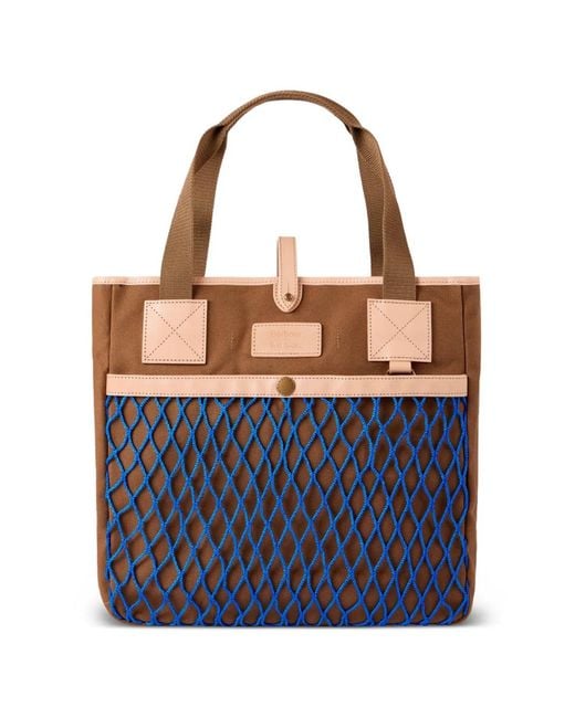 Paul Smith Blue X Barbour Sac Cabas À Superposition En Mesh for men