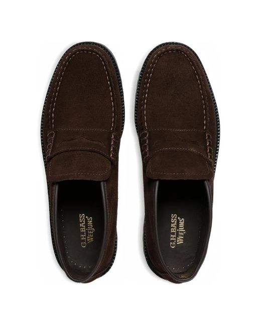 G.H.BASS Brown Weejuns Lug Boots for men