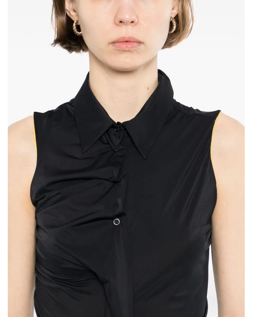 OTTOLINGER Black Twisted Reversible Shirt