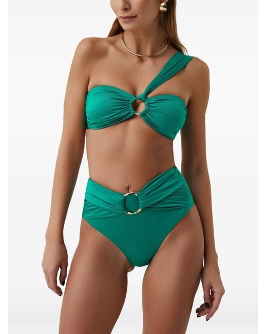 SOFIA ERHAN Green Hera O-Ring Bikini
