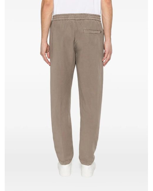 Dondup Gray Drawstring Trousers for men