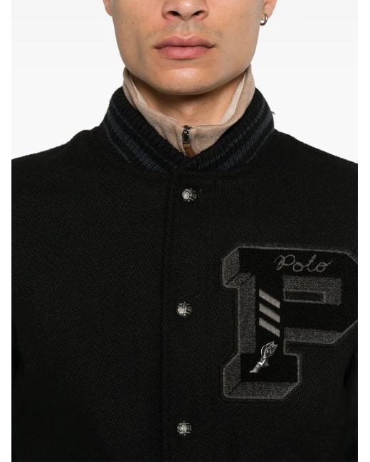 Polo Ralph Lauren Black Bomber Jacket for men
