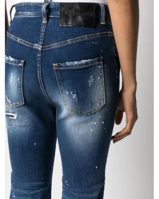 DSquared² Flared Jeans in het Blue