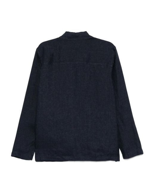 Paul Smith Blue Linen Shirt for men