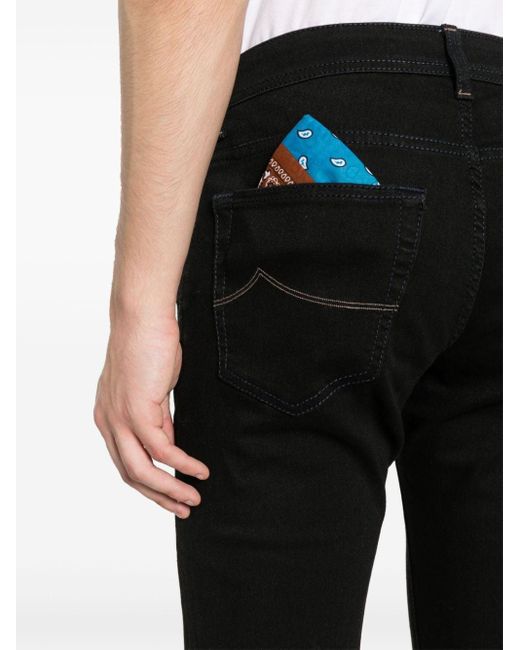 Jacob Cohen Black Nick Slim-Fit Jeans for men